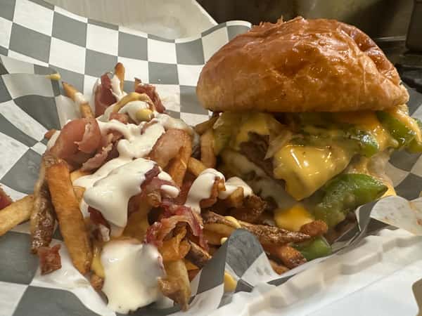 Philly Cheese Steak Burger