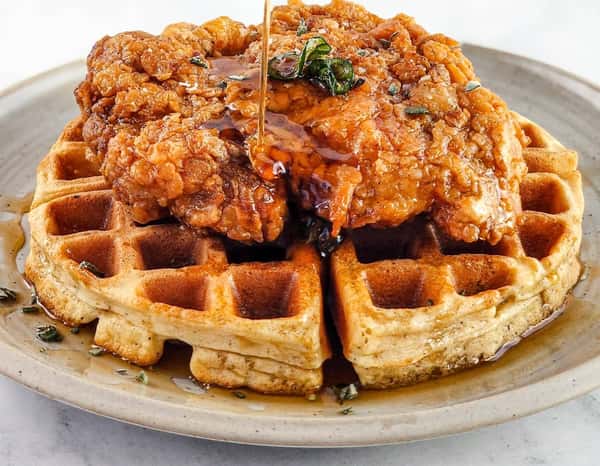 Chicken and waffles