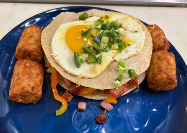 Fried Eggs Quesadilla