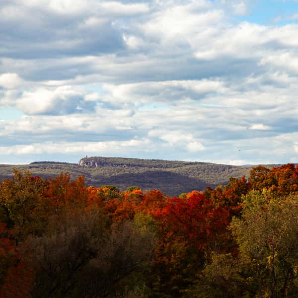 View of the Shawangunk Mountain Ridge