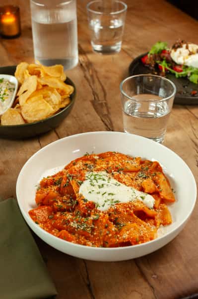 spicy rigatoni