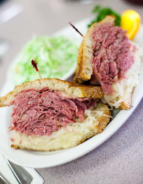 D.Z. Akin's Reuben with Cole Slaw