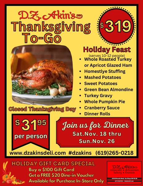 Thanksgiving Feast Holiday Card Thanksgiving Feast Holiday Card