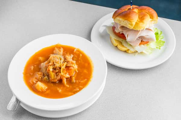 Soup and a Mini Sandwich Combo