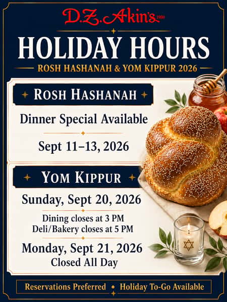 Yom Kippur Hours