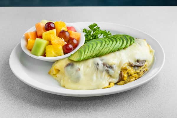 Avocado, Mushroom & Jack Cheese