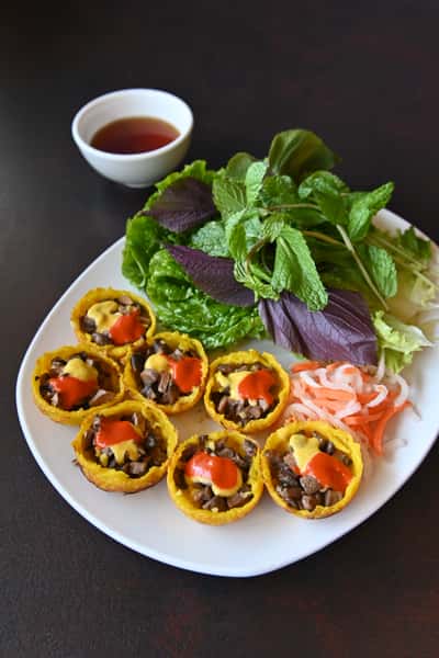(~) Luna Rice Cakes with Mushrooms - Bánh Khọt Nấm