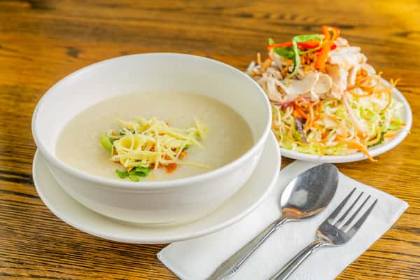 (P) Chicken Porridge with Salad - Gỏi Cháo Gà