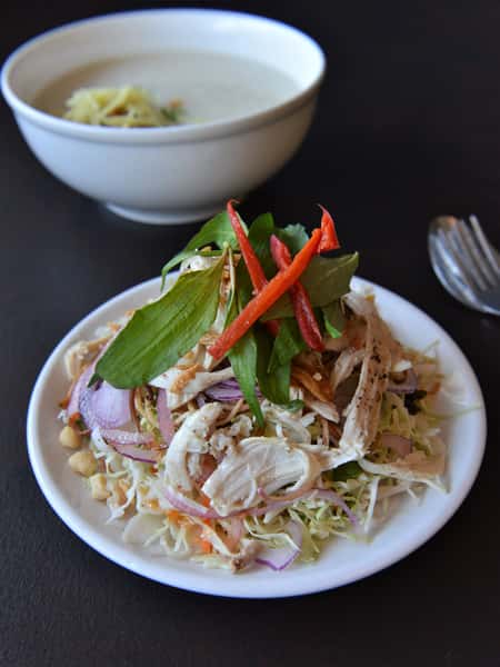 (P) Chicken Porridge with Salad - GỎI CHÁO GÀ