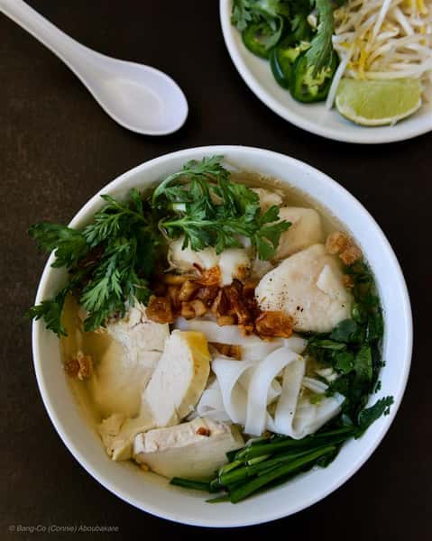 Chicken & Fish Noodle Soup - Choice of Mì or Hủ Tiếu Gà Cá