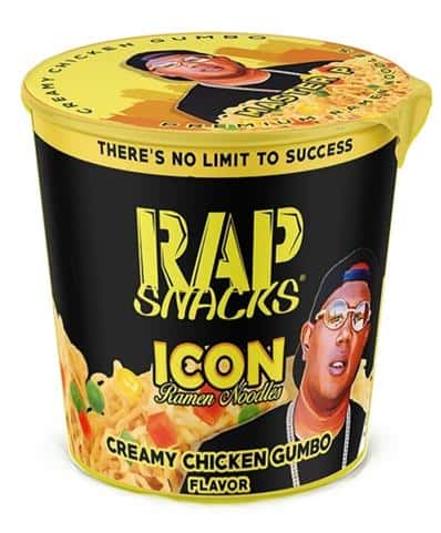 Rap Snacks Icon Ramen Noodles Creamy Chicken Gumbo