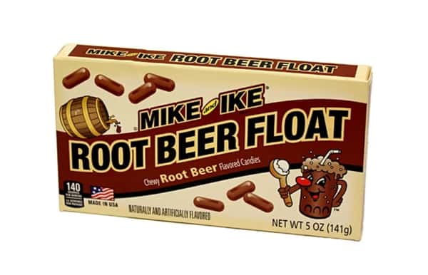 Mike and Ike Root Beer Float