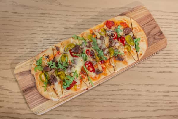 Elk Sausage Flatbread