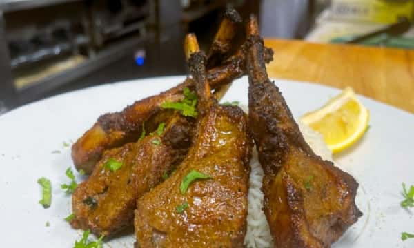 D- Tandoori Lamb Chops