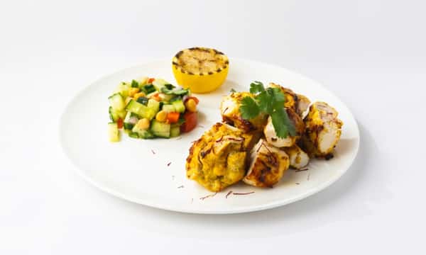 D- Saffron Chicken Kebab