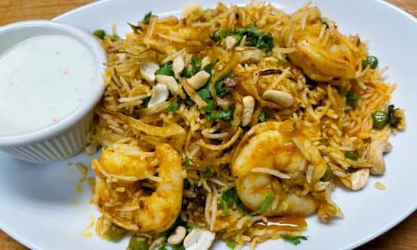 L- Shrimp Biryani