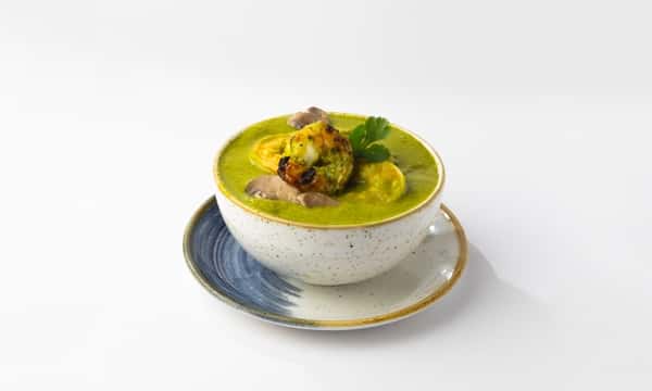 D- Green Shrimp Curry