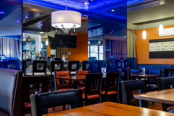 Interior dining and bar