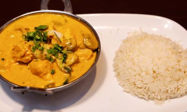 L- Coconut Mushroom Chicken Curry