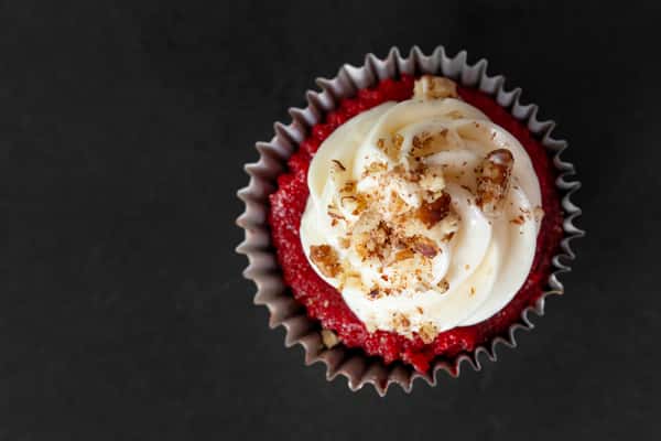 Cupcakes With And Without Pecans