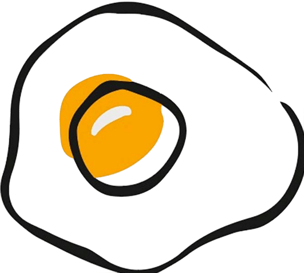 sunny side up egg logo for awake