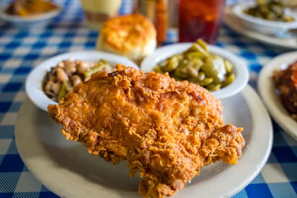 Fried chicken meal
