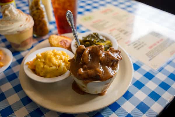 Beef with gravy