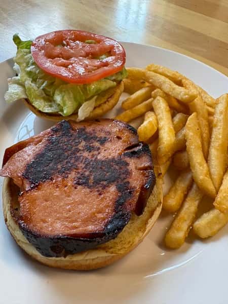 Smoked Bologna Sandwich