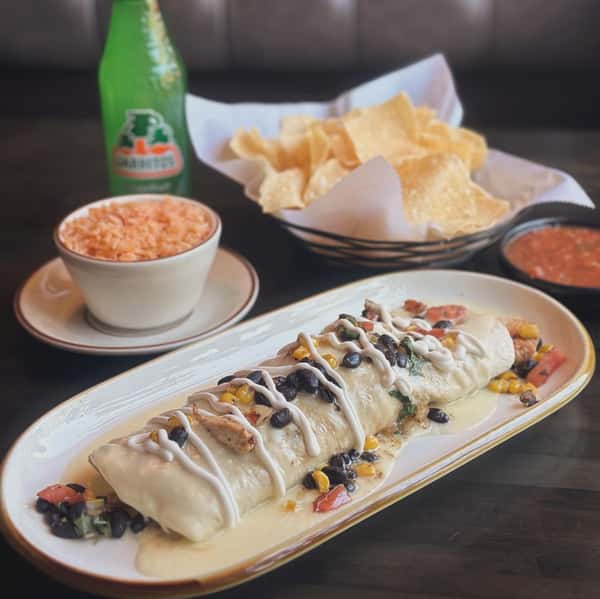 Baja Chicken Burrito