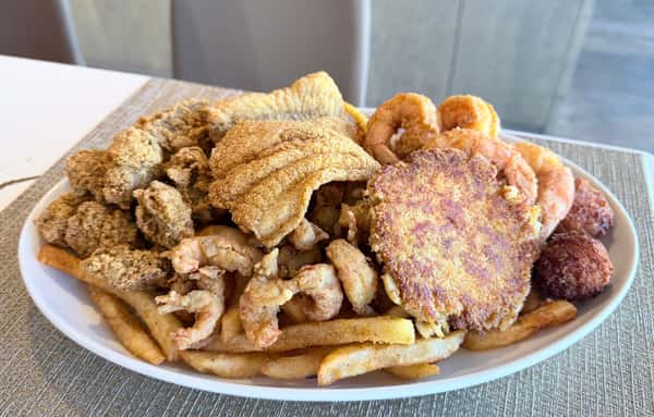 Fried Gulf Coast Sampler