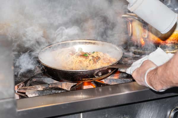 Chef cooking