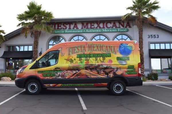 Fiesta Mexicana catering van