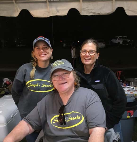 three women posing for a photo