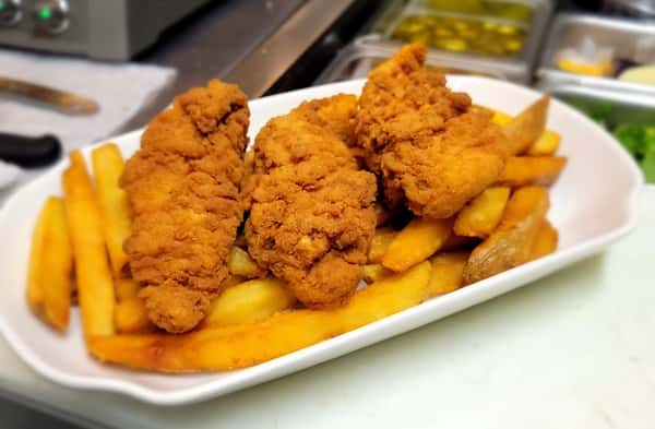 3-piece Chicken tenders & fries combo 