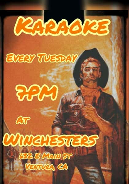 Karaoke flyer