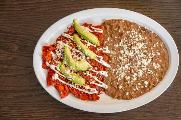 chilaquiles rojos