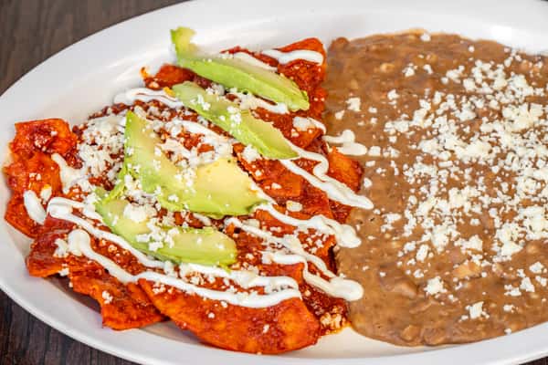 chilaquiles rojos