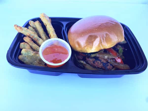 Curry Dip Burger