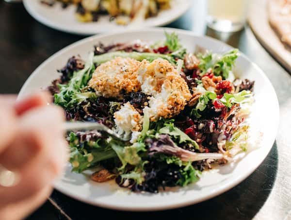 Warm Goat Cheese Salad