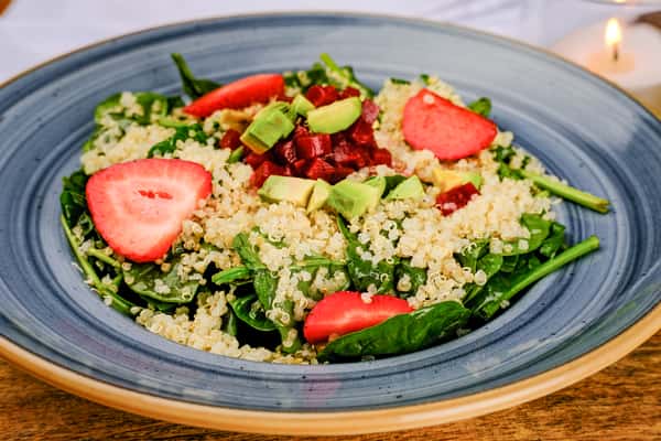 Spinach and Organic Quinoa Salad