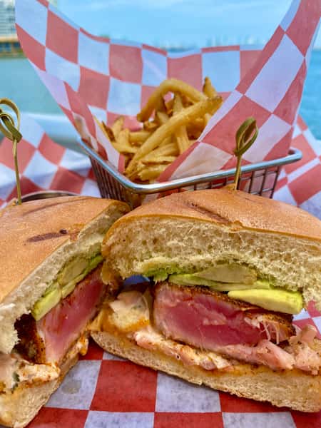 Blackened Tuna Sandwich