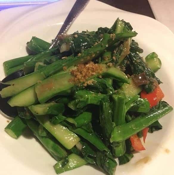 鹹 魚 炒 芥 蘭 Chinese Broccoli with Chinese Anchovies