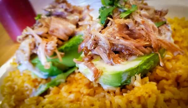 Carnitas Stuffed Avocado
