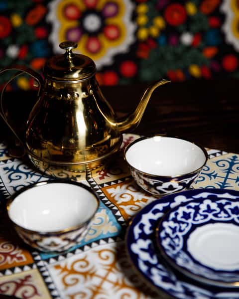 Traditional Kazakh Tea Pot