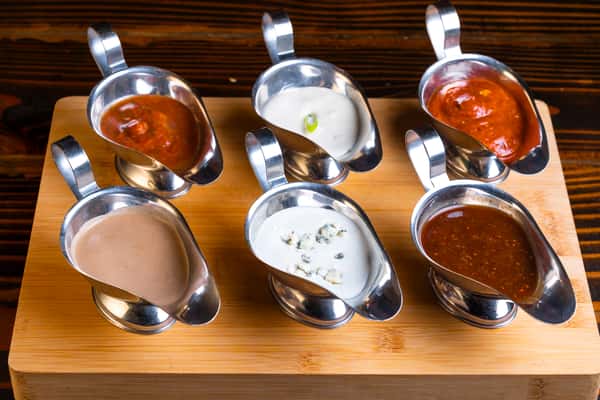 Variety of sauces
