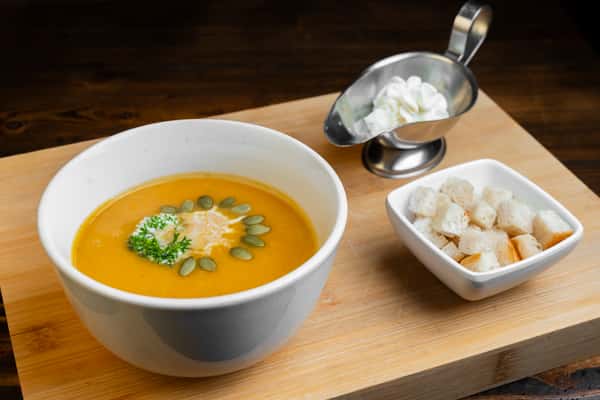 Pumpkin creamy soup