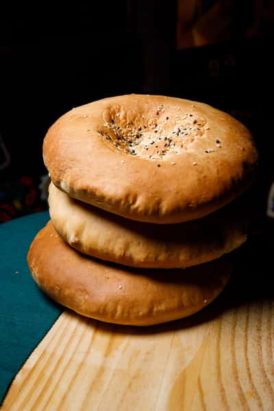 Naan-Traditional Uzbek Bread