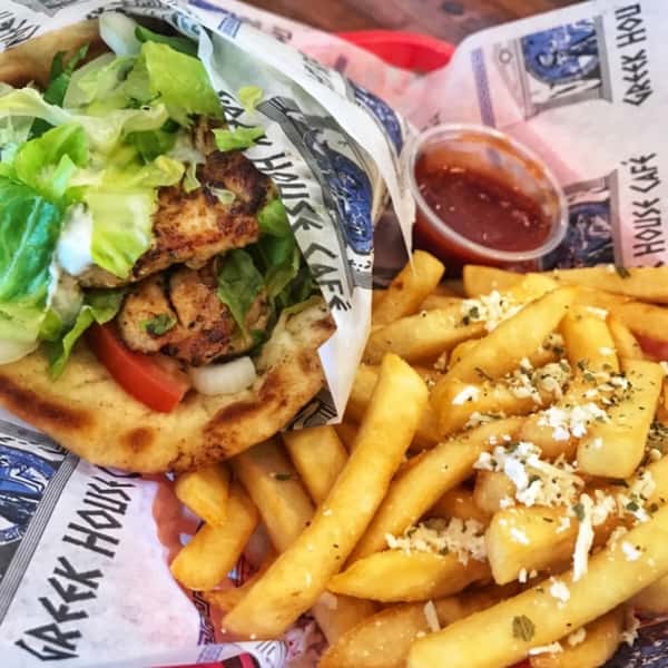 Grilled Chicken Pita Wrap