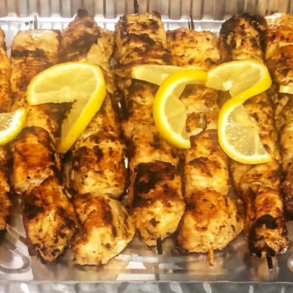 Chicken Souvlakia (tray of 40)