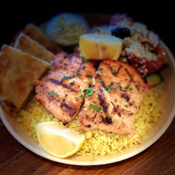 Grillled Salmon Lunch